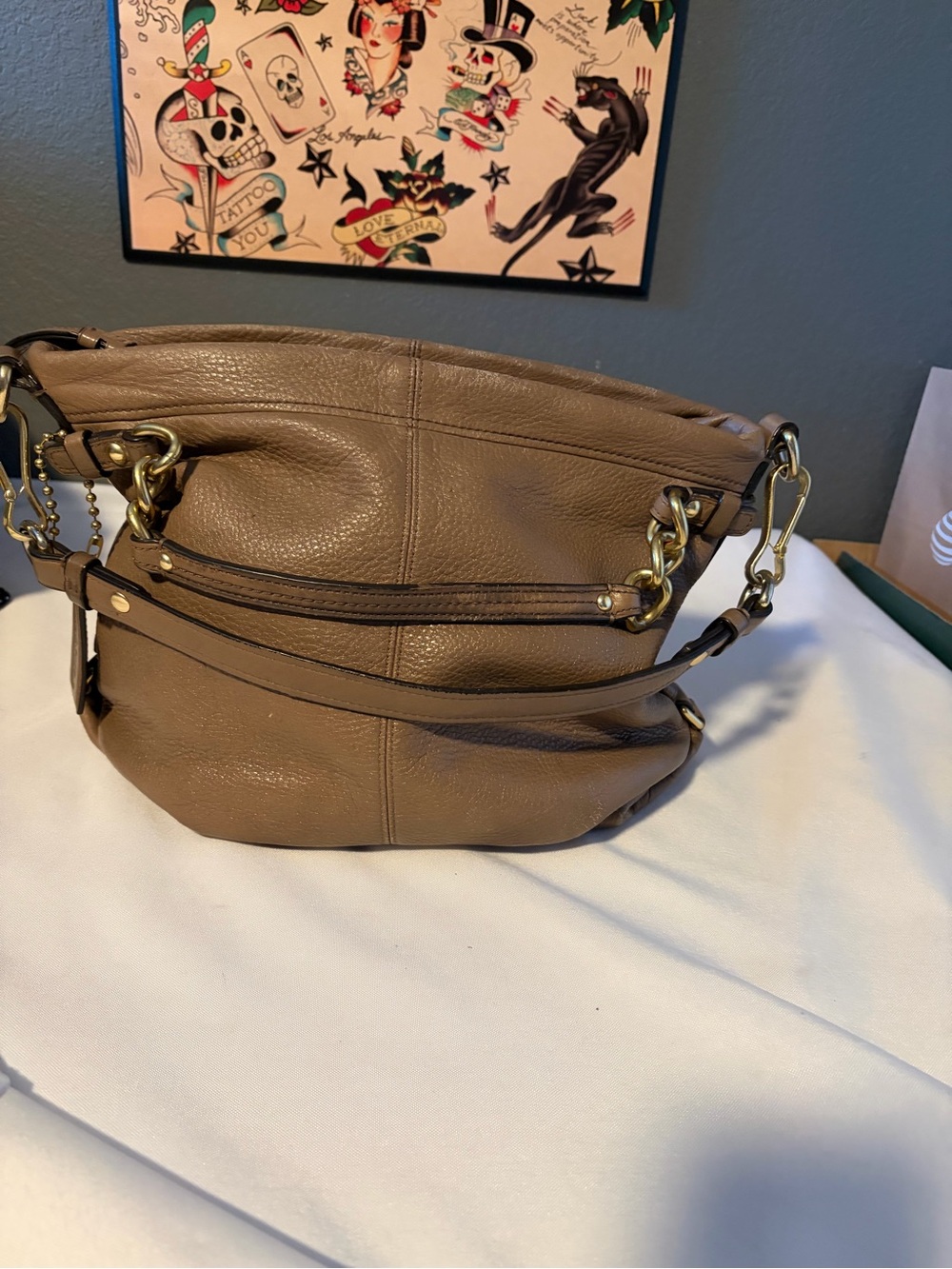 Coach Brooke Leather Hobo Bag 14142